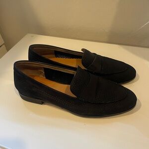 Corso Como Black Perforated Loafers